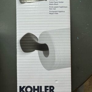 Kohler Matte Black Toilet Paper Holder